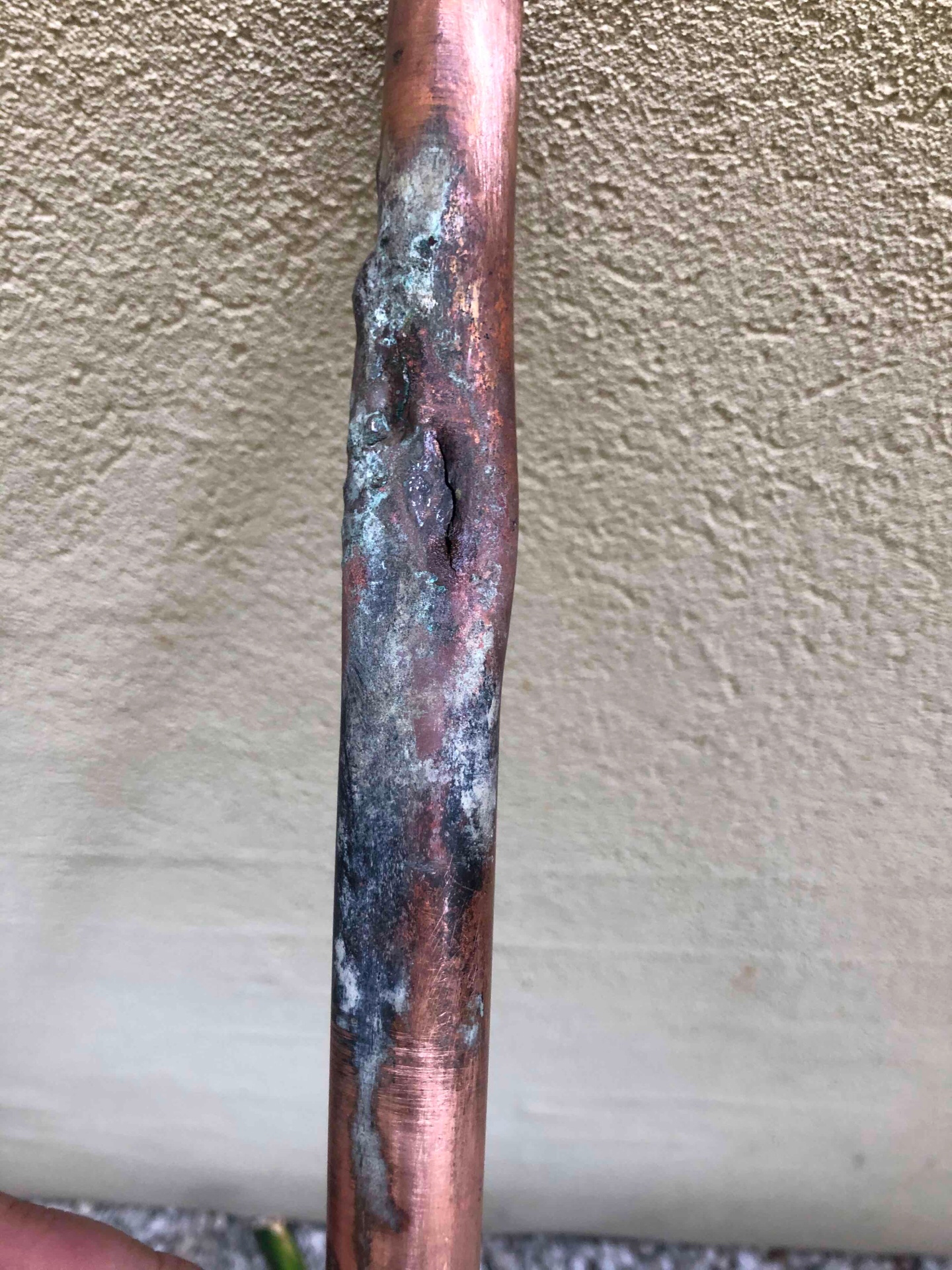 leak Investigation, Armadale, Burst copper pipe